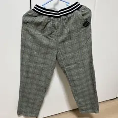 チェック柄ロングパンツ 女の子150サイズ