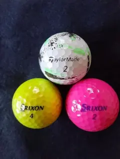 ロストボール TaylorMade1球、Srixon2球、計3球のサムネイル