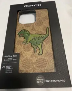 COACH コーチ iPhone16 ケース 恐竜 シグネチャー - メルカリ