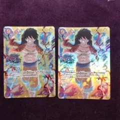 モンキー・D・ルフィ×２枚　シークレット　SEC OP09-119①