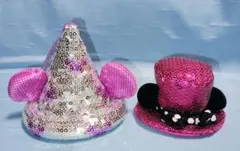 ディズニー　ミニー　帽子　ヘアピン　パッチン　セット