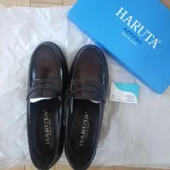 HARUTA ハルタ ローファー 25.5cm ヒールアップローファー