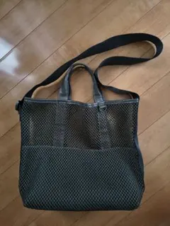 myuさま専用』メッシュ トートバッグ ブラック - メルカリ