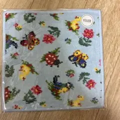 FEILER ハイジ　ペールブルー×ペールブルタオルハンカチ　新品
