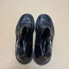 レザー ブラックブーツ バックル付き