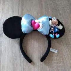東京ディズニーシー ミニーマウス カチューシャ ディズニー　水色　マスコット