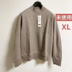 未使用　ユニクロU モックネックスウェットプルオーバー　トレーナー