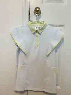 【美品】DESCENTE GOLF デサントポロシャツ レディース Mサイズのサムネイル