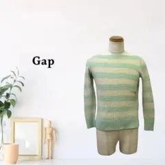 zC1069 XS Gap ニット セーター ボーダー柄 長袖 クルーネック