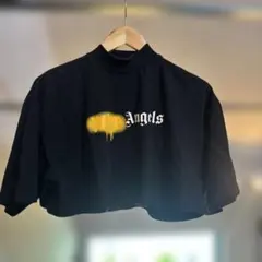 Palm Angels スプレーロゴ Tシャツ ブラック XSのサムネイル