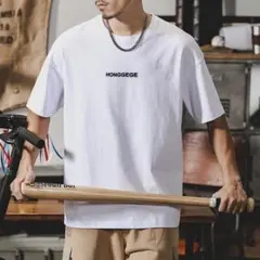 【新品・未使用】HONGGEGE オーバーサイズ Tシャツ（タグ付き）