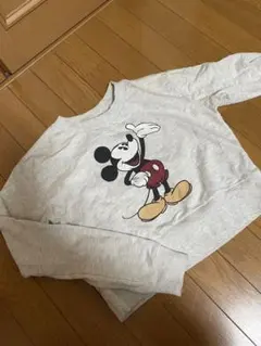 本日限定値下げ！　トレーナー　パーカー　ミッキー　Sサイズ相当　ショート丈