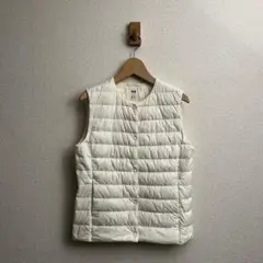 UNIQLO ユニクロ ウルトラライトインナーダウンベスト 白 S