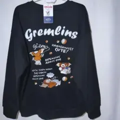 新品 トレーナー XL ギズモ 毛玉 グレムリン 裏起毛 刺繍 映画 ネイビーのサムネイル