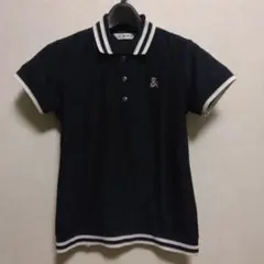 and per se アンパスィ ポロシャツ M 半袖 ネイビー