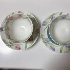ナルミ（NARUMI）のティーカップ＆ソーサーセット2客