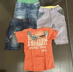 120 ミキハウス ホットビスケッツ ダブルB 男の子 まとめ売り 5点