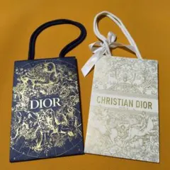 Dior ショップ袋 2点セット（クリスマス限定）