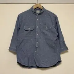 back number バックナンバー　シャツ　丸襟　半端袖　七分　Mサイズのサムネイル