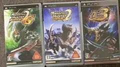PSPソフト モンスターハンター3本セット