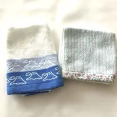富士山刺繍タオルセット 2枚