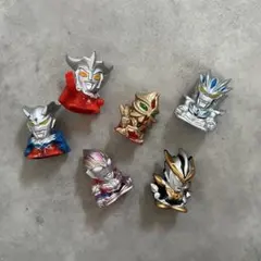 ウルトラマン ソフビ 指人形 6点 まとめ売り