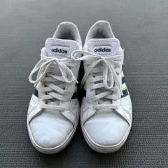 アディダス メンズ グランドコートベース GW9255スニーカー 25.5センチ