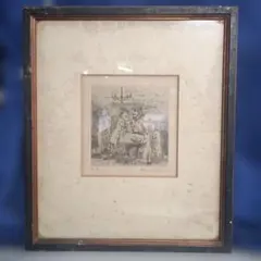 フランスアンティーク銅版画 ヴォー・ル・ヴィコント城 - メルカリ