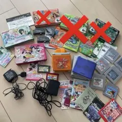 G*T様 ゲームボーイアドバンスSP ソフト　空箱　ワイヤレスアダプタなどセット