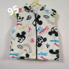 【値下げ可】古着 美品 95 95cm ディズニー ミッキー ベスト スリーパー