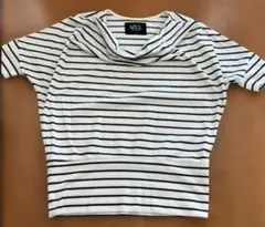 AZUL ストライプ 半袖Tシャツのサムネイル