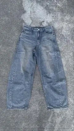 GU バレルレッグジーンズ 丈長め XL