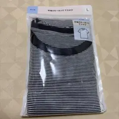 未開封品 メンズ 半袖クルーネックTシャツ ボーダー Lサイズのサムネイル