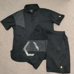 ASICS ジャージ 上下セット ブラック Lのサムネイル