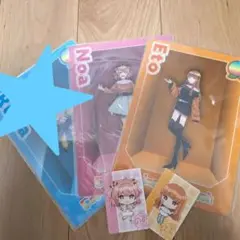 カラフルピーチ　のあ　えと　下敷き　グミカード