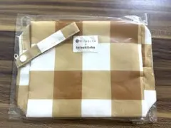 【新品未使用】ミルポッシェ　オリジナル　オムツポーチ　おむつポーチ　チェックのサムネイル