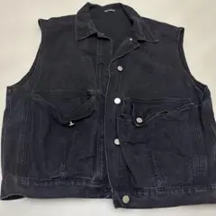 SpRay デニムジャケット ブラック