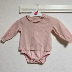 Zaraピンクロンパース 70 ZARA Babyフリルロンパース　女の子