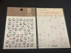 現品のみ　サンリオ　キティ　ネイルシール　2枚セット