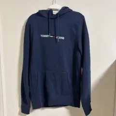 TOMMY JEANS ネイビー フード付きトレーナー