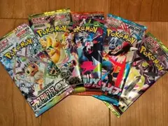 ポケモンカード　5パックセット 　テラスタルフェス　MEGAドリーム　他