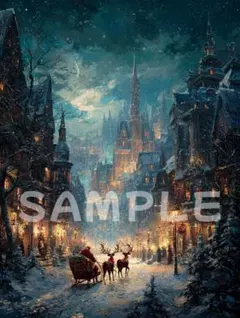 【魔法が解ける前に】A4 グラフィックアート インテリア お洒落 ポスター178