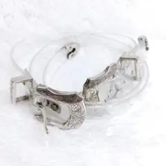 TOGA TOO Double Buckle Clear Belt y2kのサムネイル