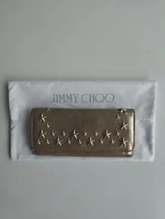 JIMMY CHOO ★ スタースタッズ 長財布 ゴールド ★ 付属品ありのサムネイル