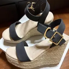 Elvis Luce エルビスルーチェ 厚底ジュート巻きウェッジサンダル Mのサムネイル
