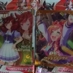 ウマ娘☆プリティダービー☆ツインウエハース第2R☆キャラクターカード2枚☆