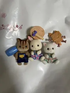 シルバニアファミリー 赤ちゃん工作だいすきシリーズ 3体セット