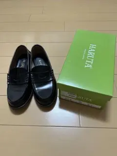 ハルタ　ローファー黒　23.5cmEE #304