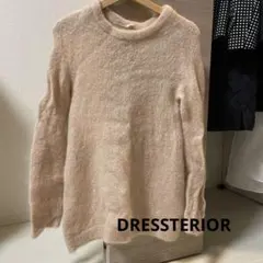 DRESSTERIOR ピンク　シアーニット　長袖ニットのサムネイル