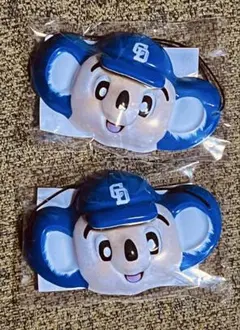 中日ドラゴンズ ドアラミニお面 2個セット 1つ未使用